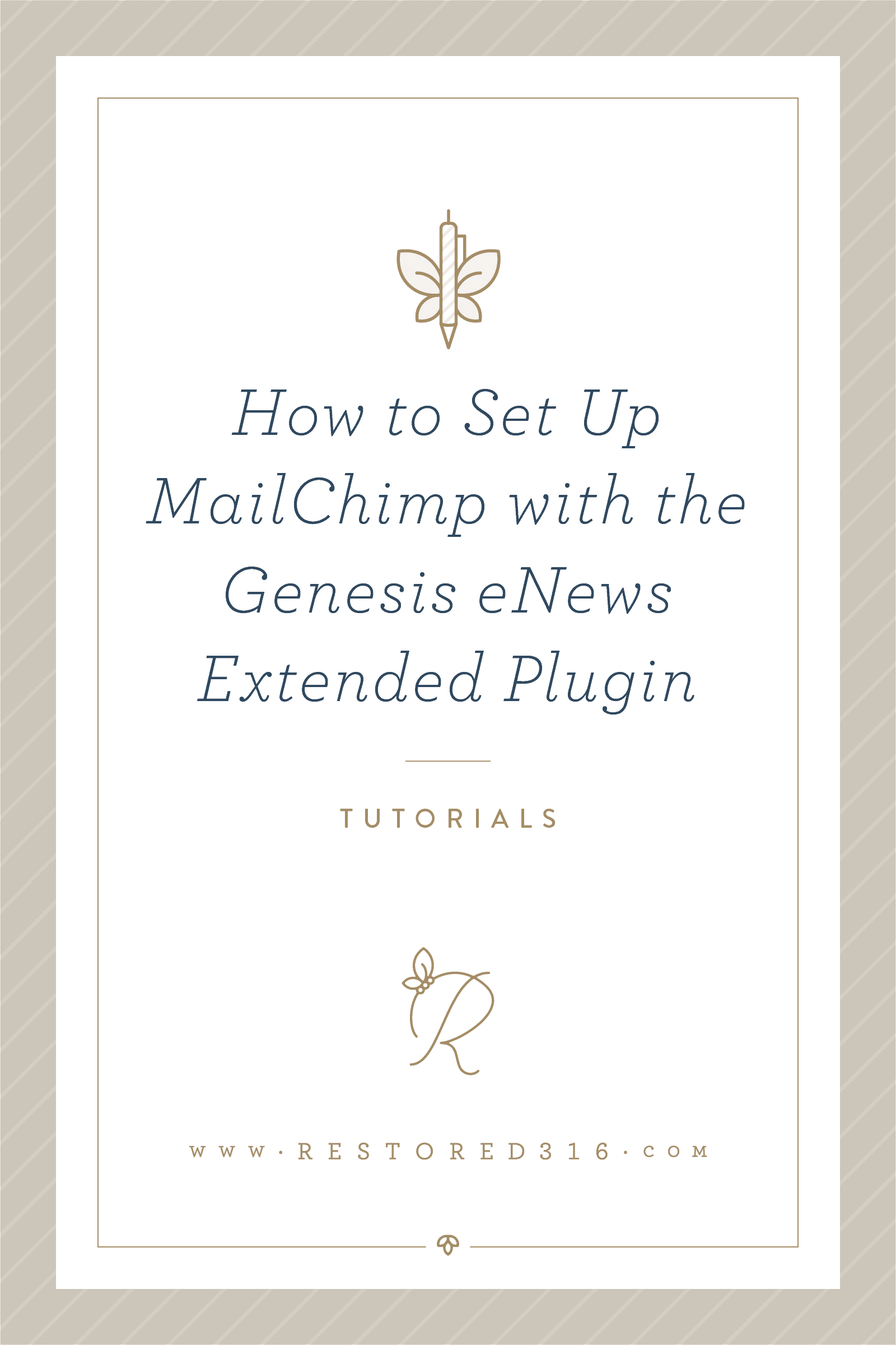 How to set up MailChimp with the Genesis eNews Extended Plugin