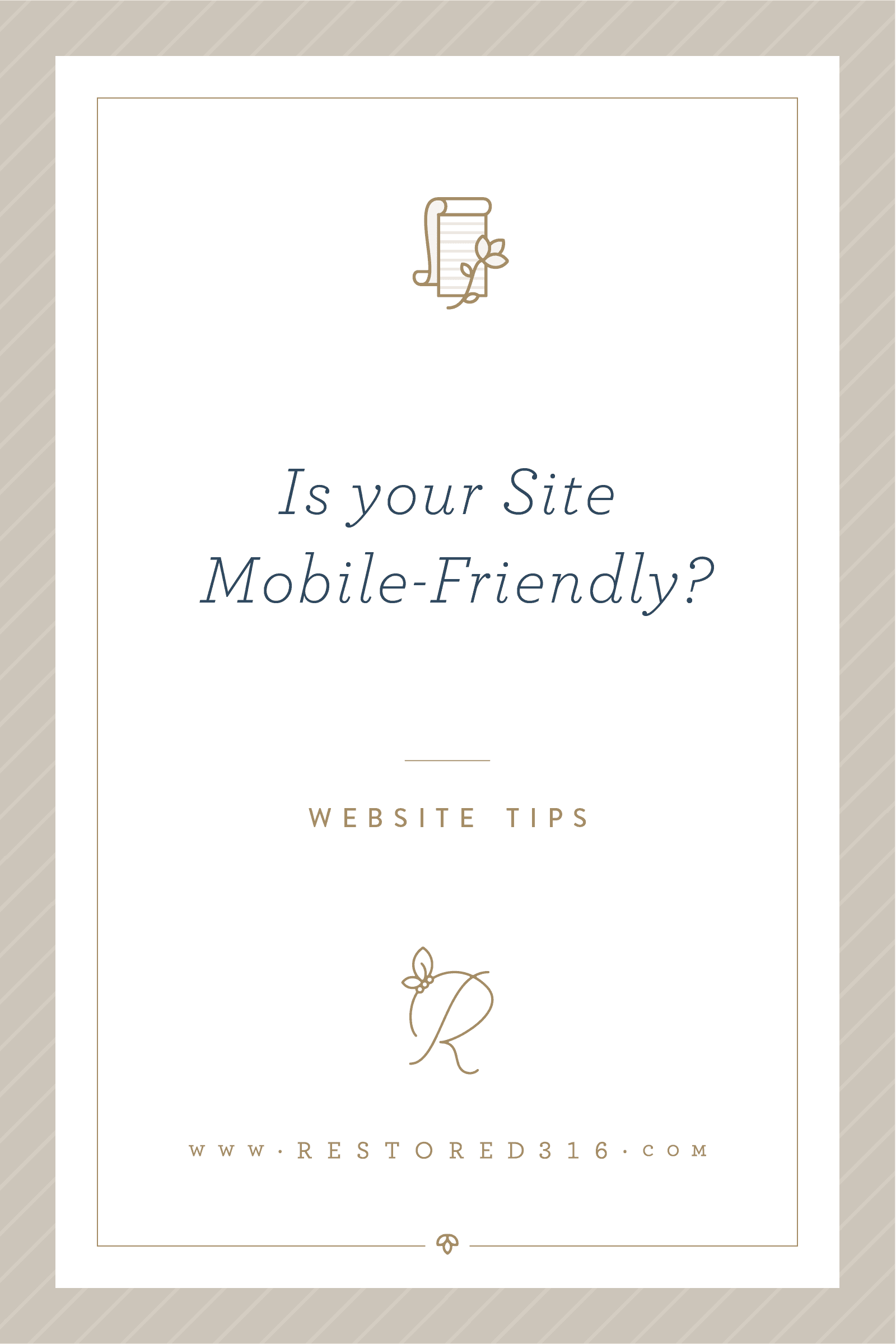 is your site mobile friendly