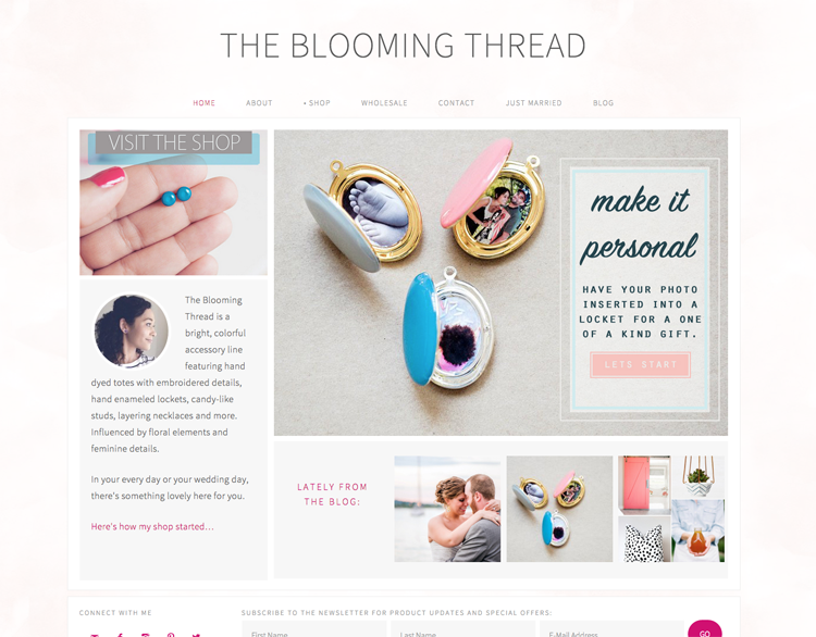 the blooming thread