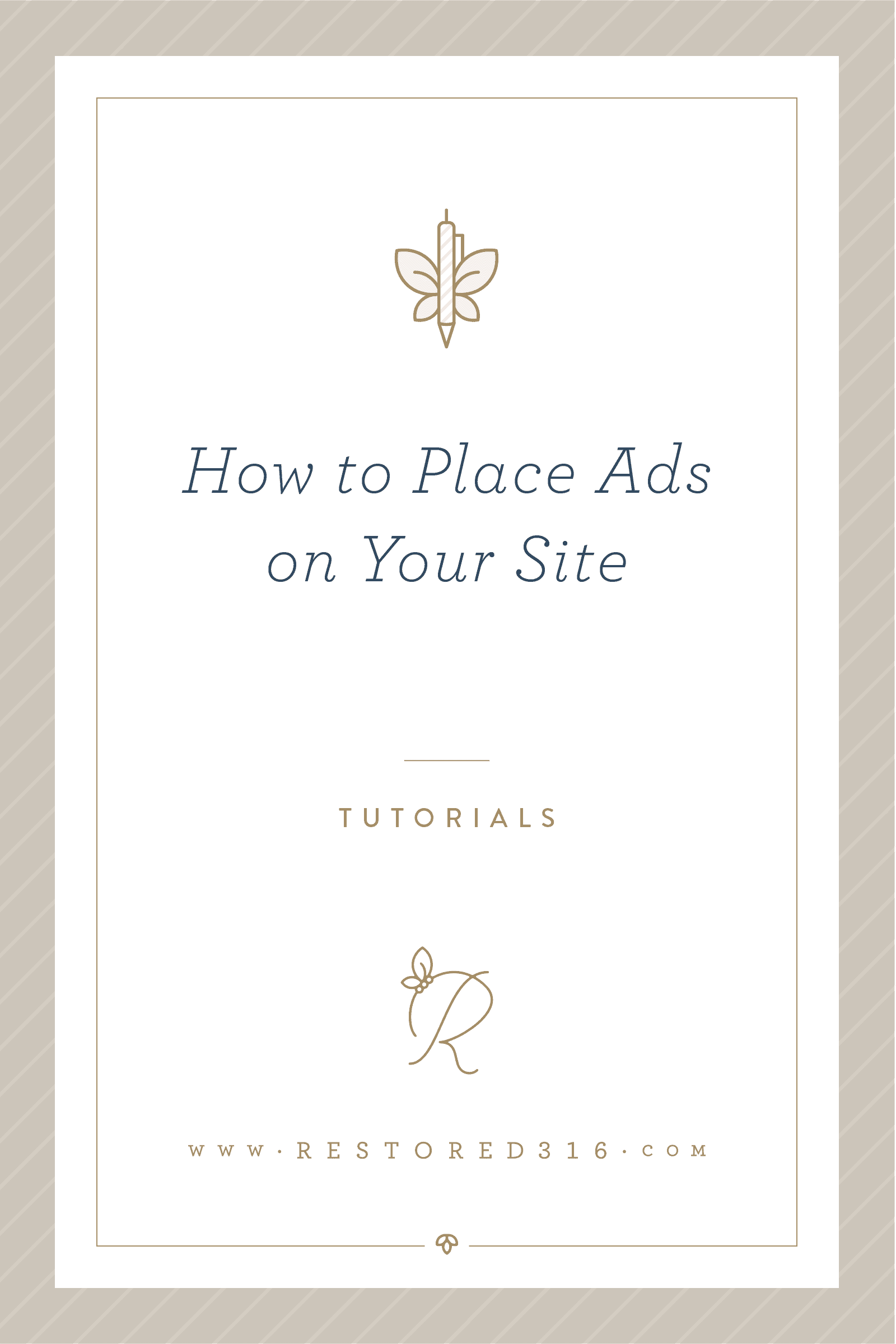 how to place ads on your site