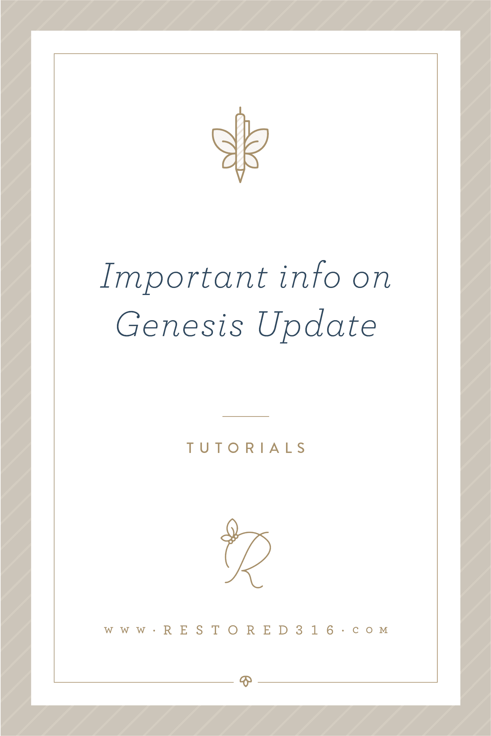 IMPORTANT info on Genesis Update