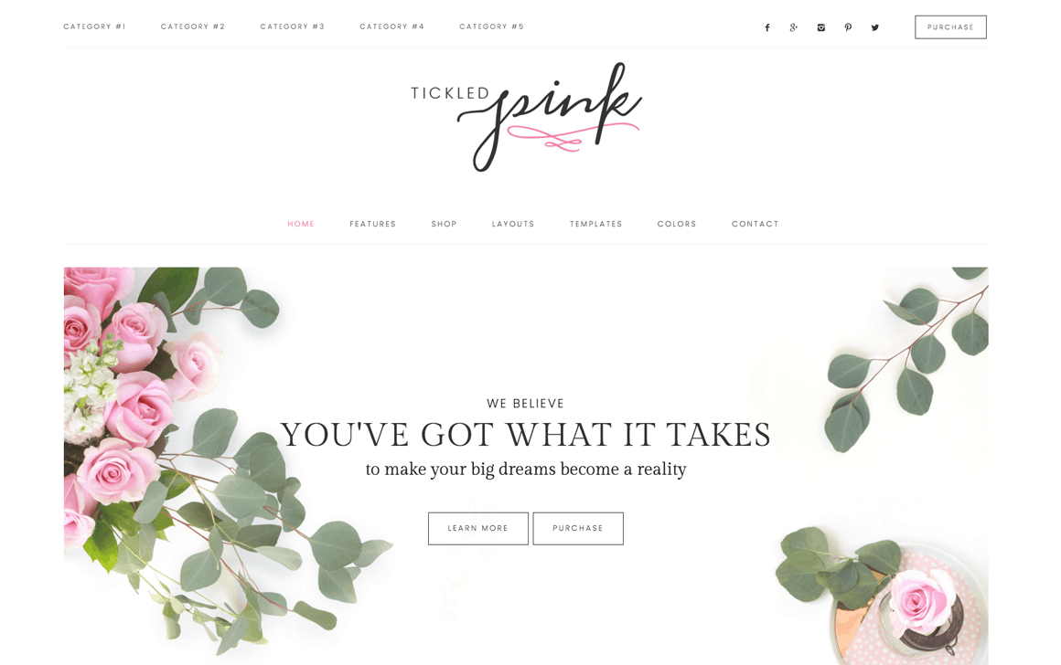 Tickled Pink Theme