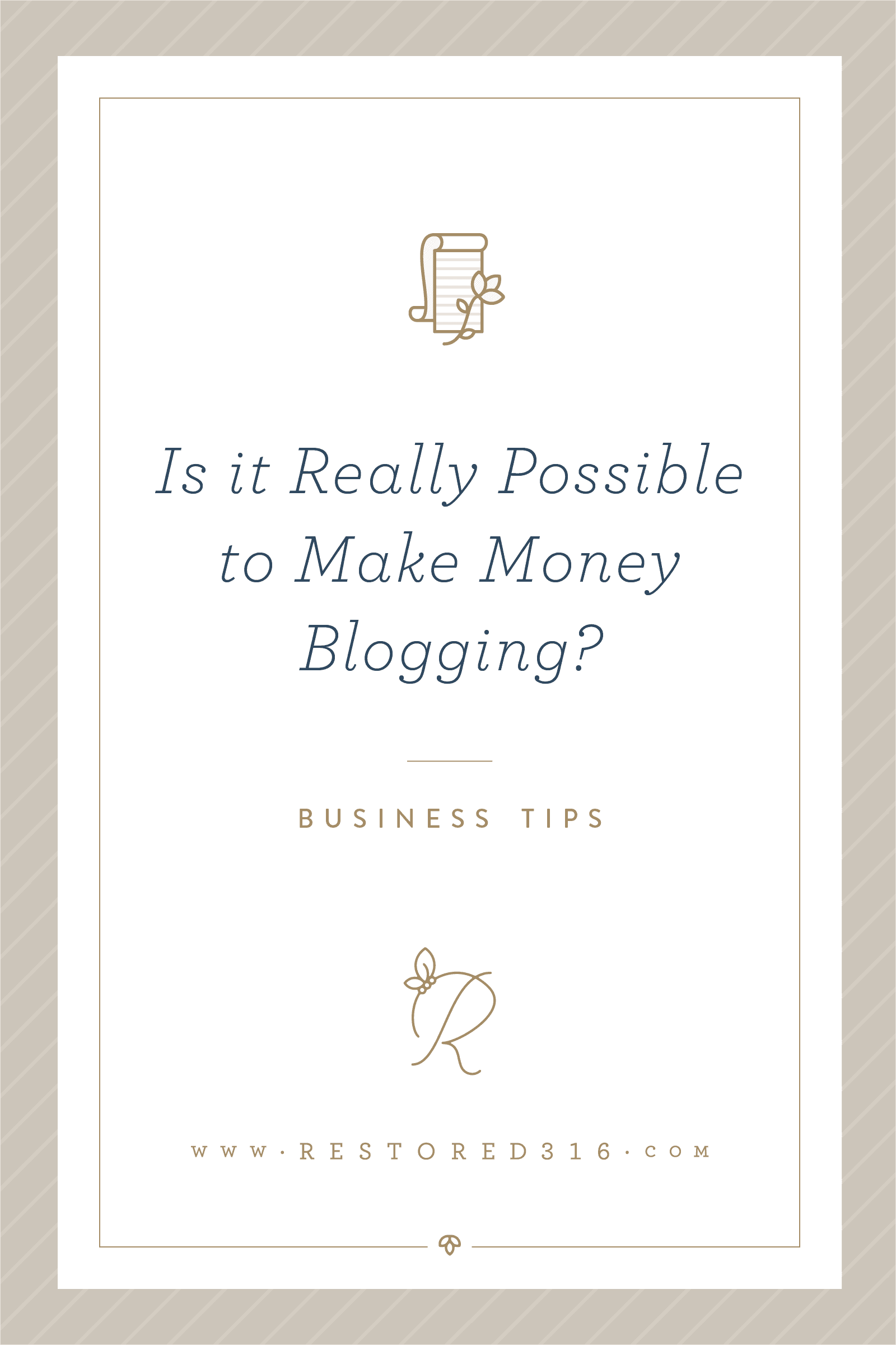 Is it really possible to make money blogging?