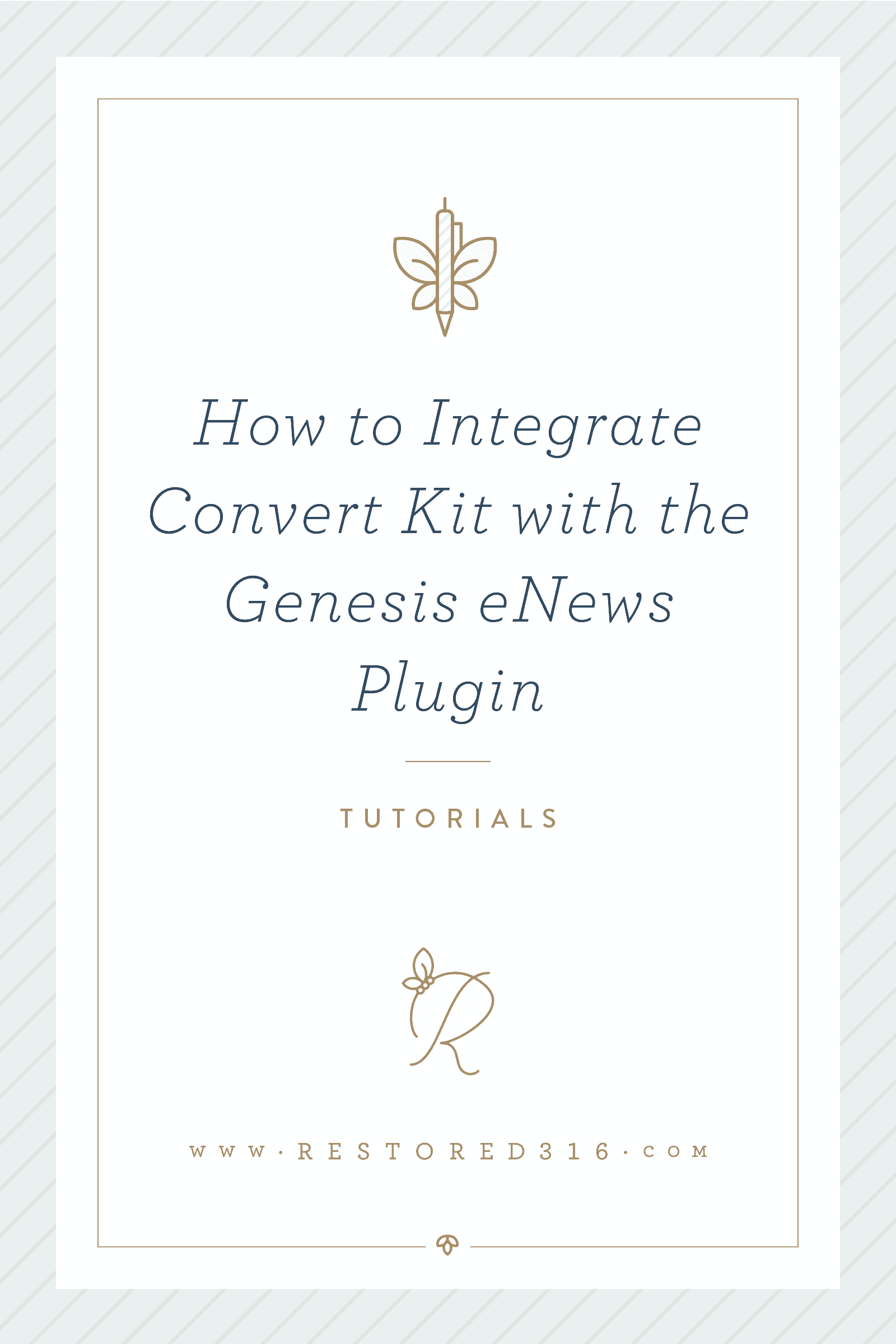 How to Integrate ConvertKit with the Genesis enews Plugin