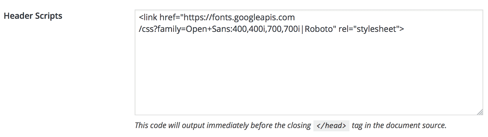 google fonts with genesis 5