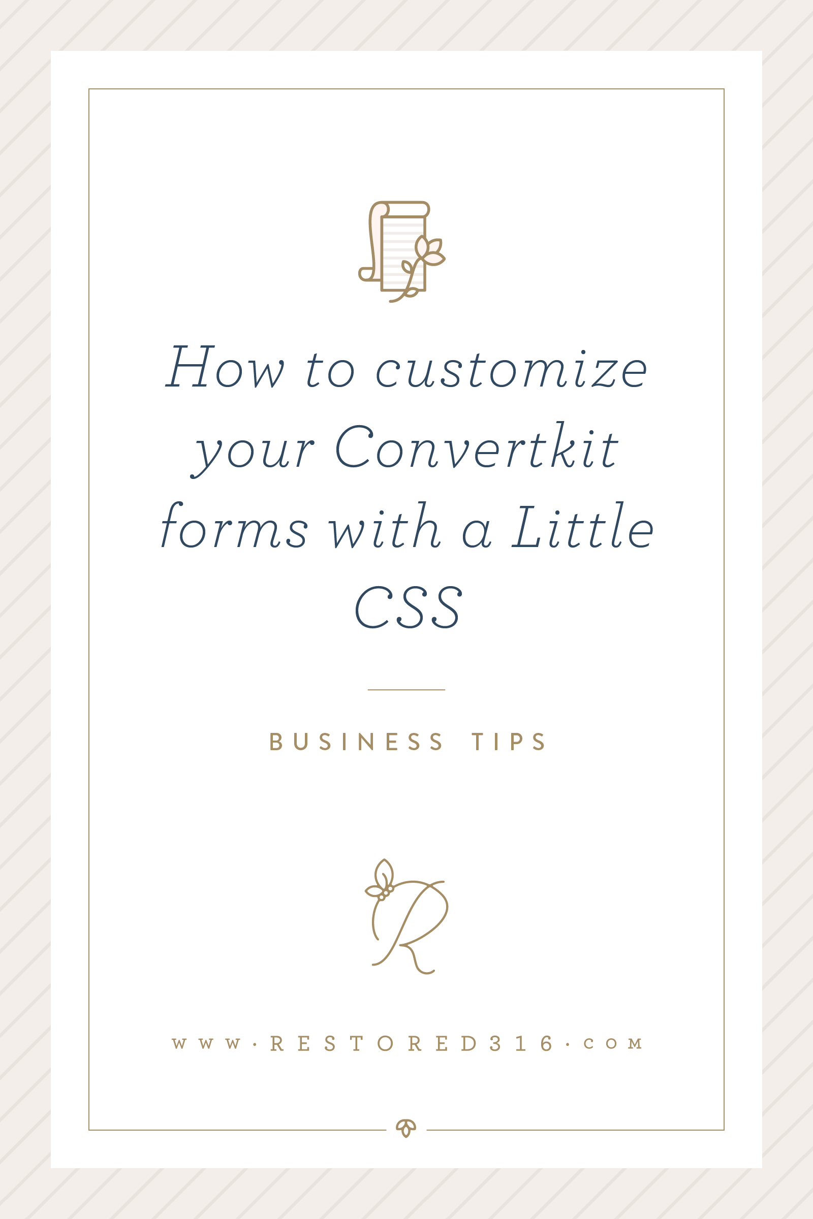 How to customize your ConvertKit forms with a little CSS