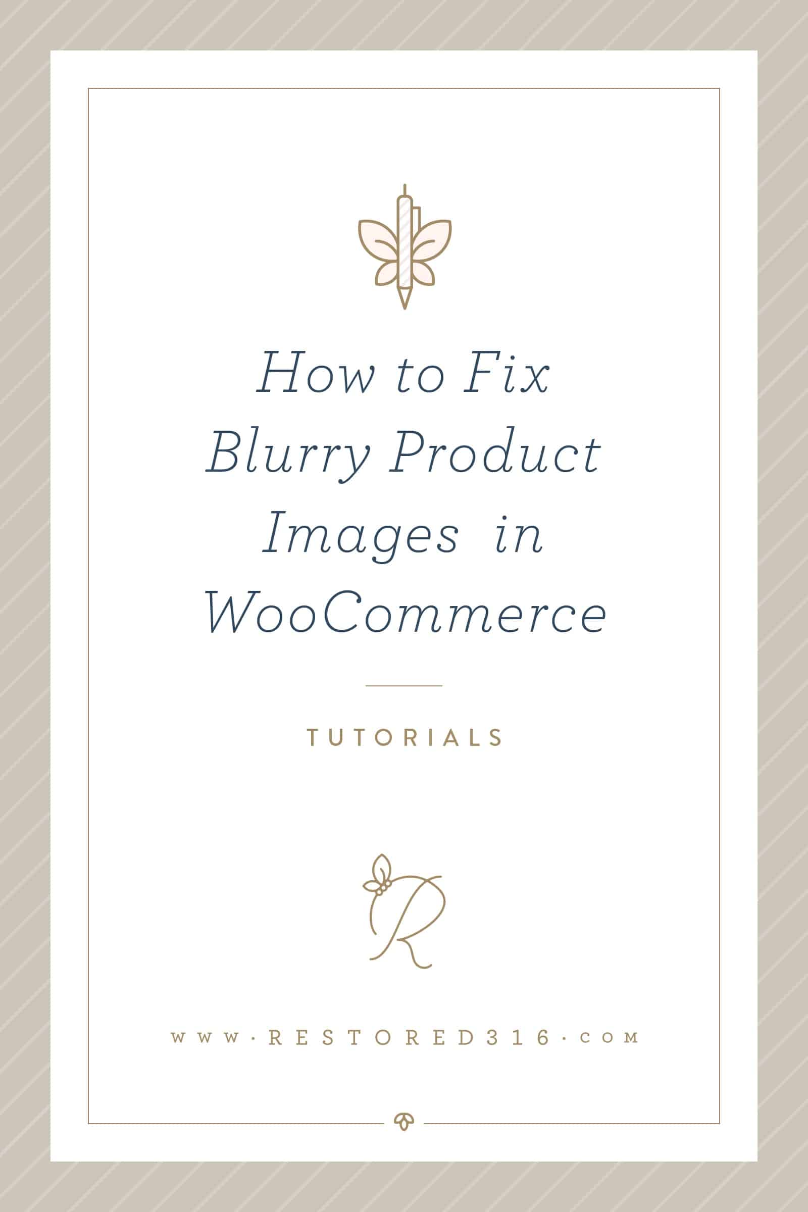 How to fix blurry product images in WooCommerce