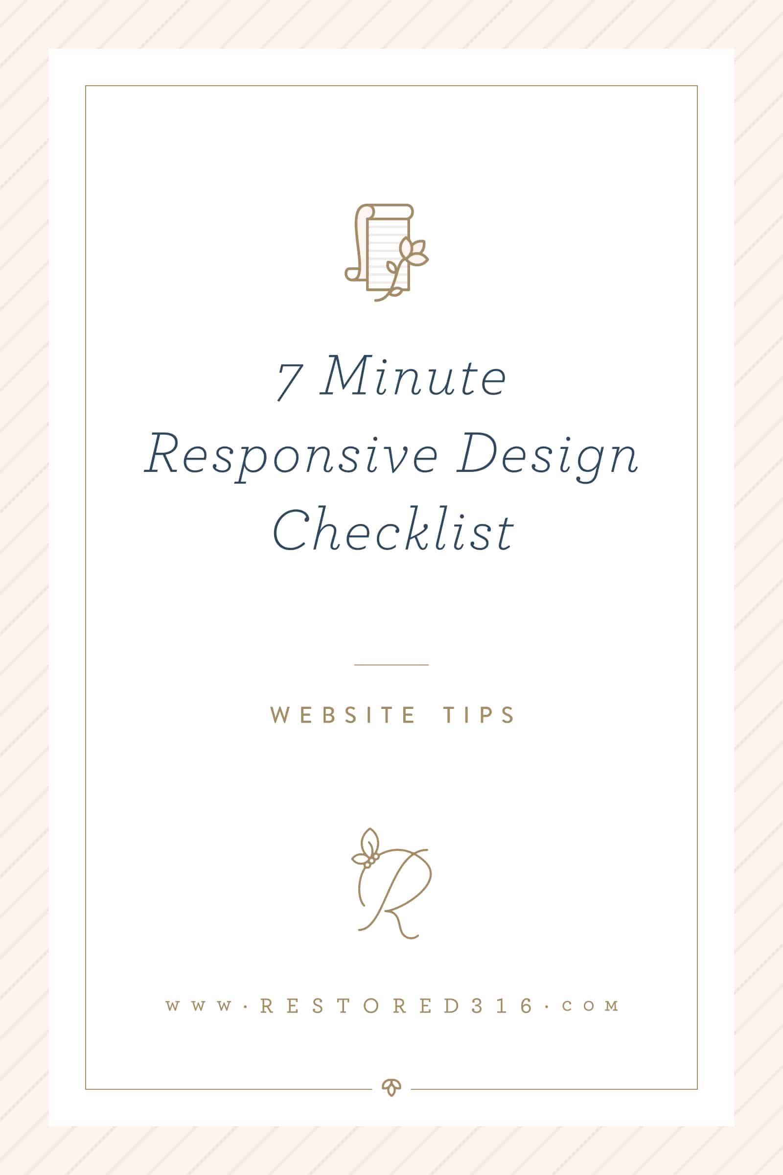 7 Minute Responsive Design Checklist