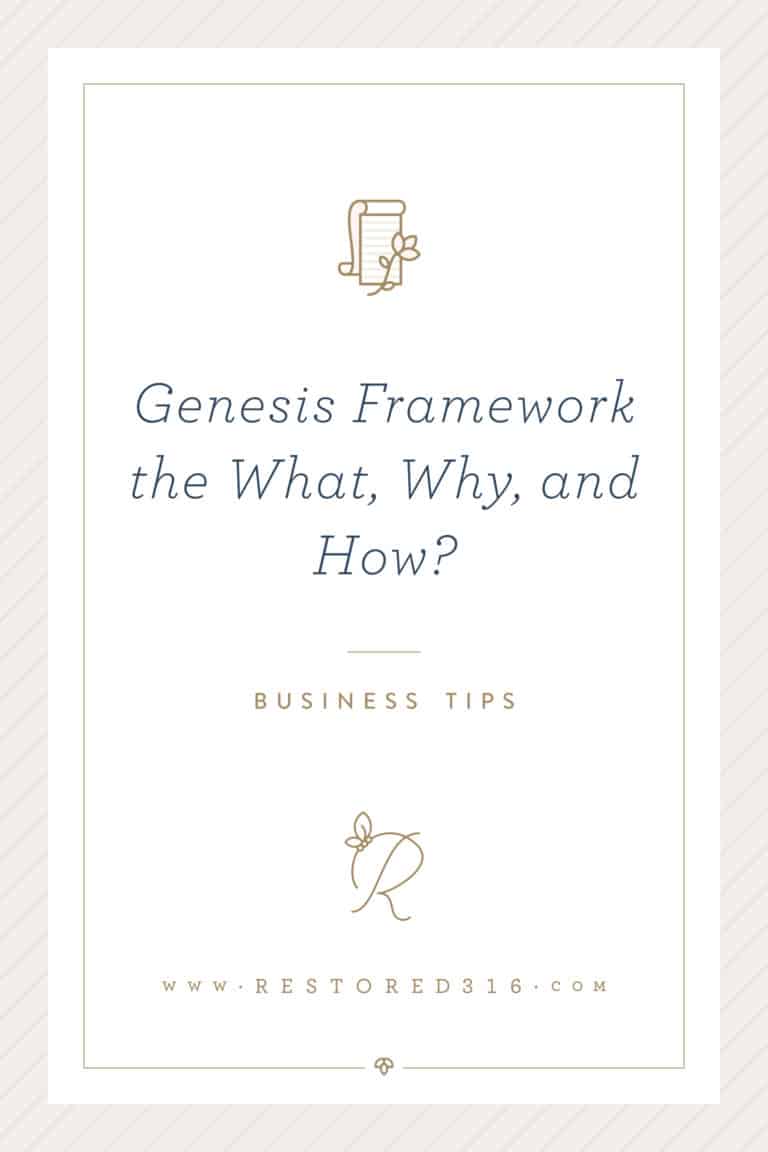 Genesis Framework: The what, why, and how?
