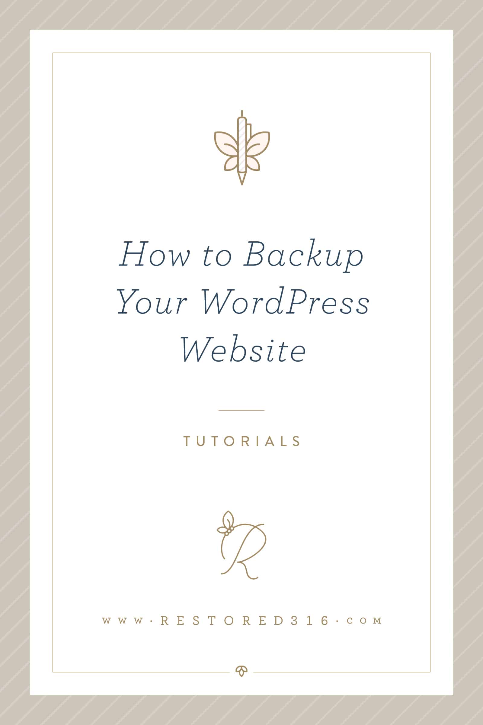 How to Backup your WordPress Website