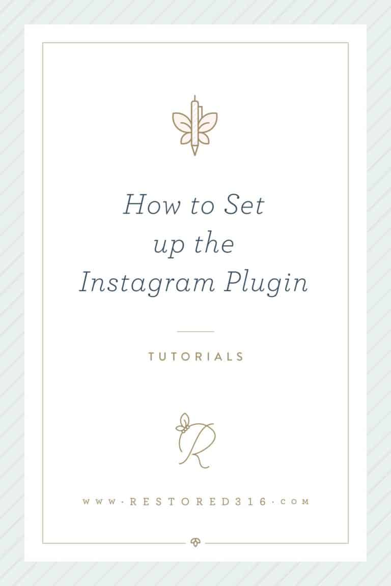 How to Set Up the Instagram Feed Plugin