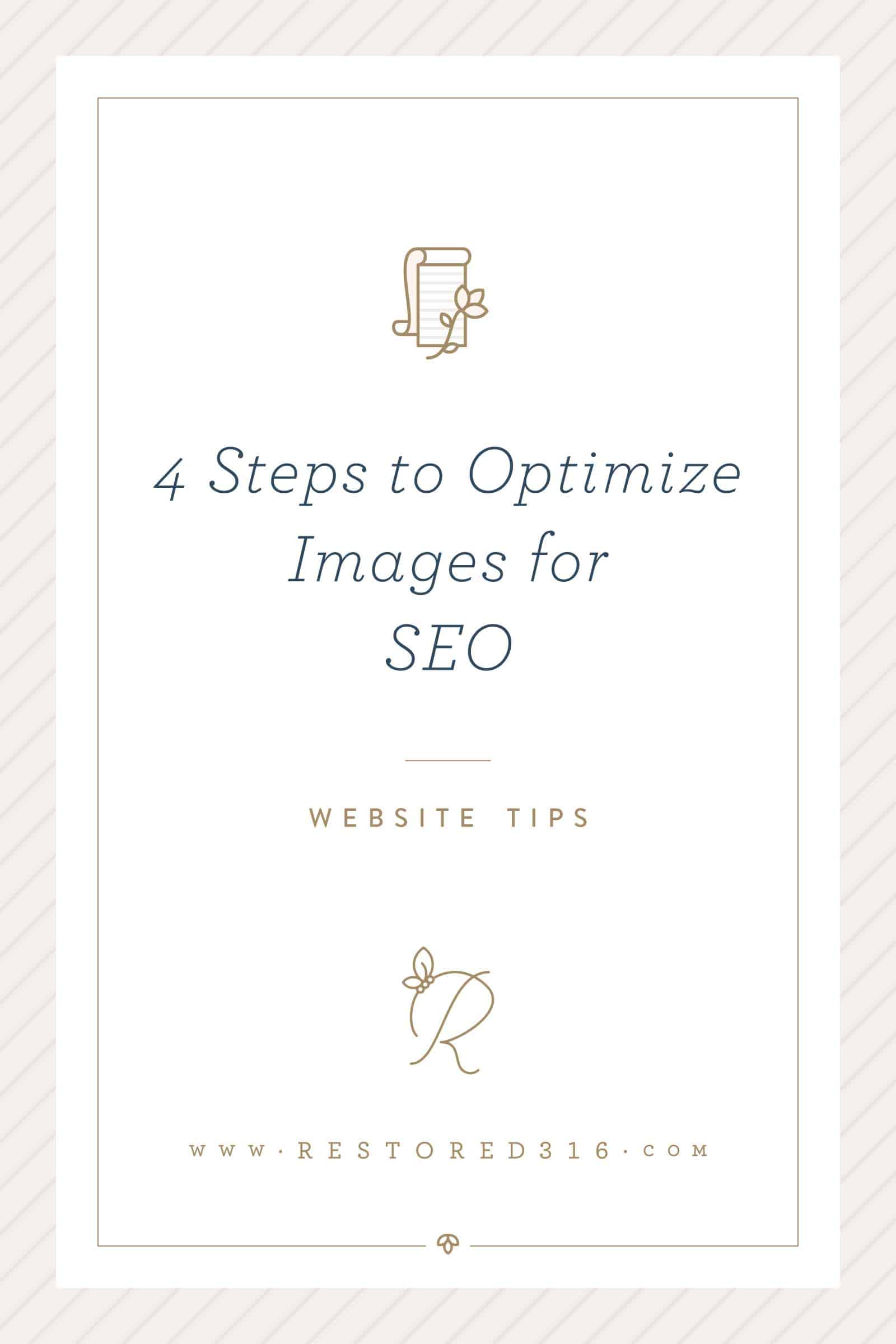 4 Steps to Optimize Images for SEO