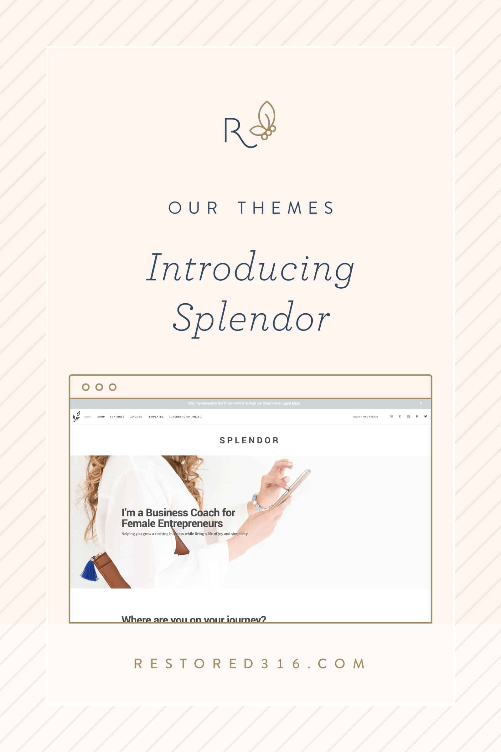 Introducing Splendor: A Feminine WordPress Theme Built Specifically for Bloggers