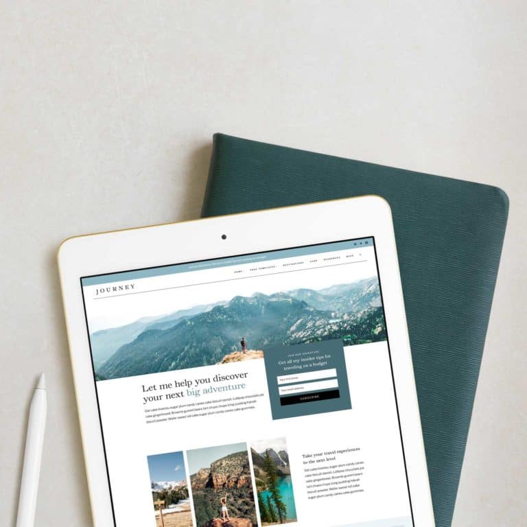 Introducing Journey: A Kadence child theme for travel bloggers and photographers