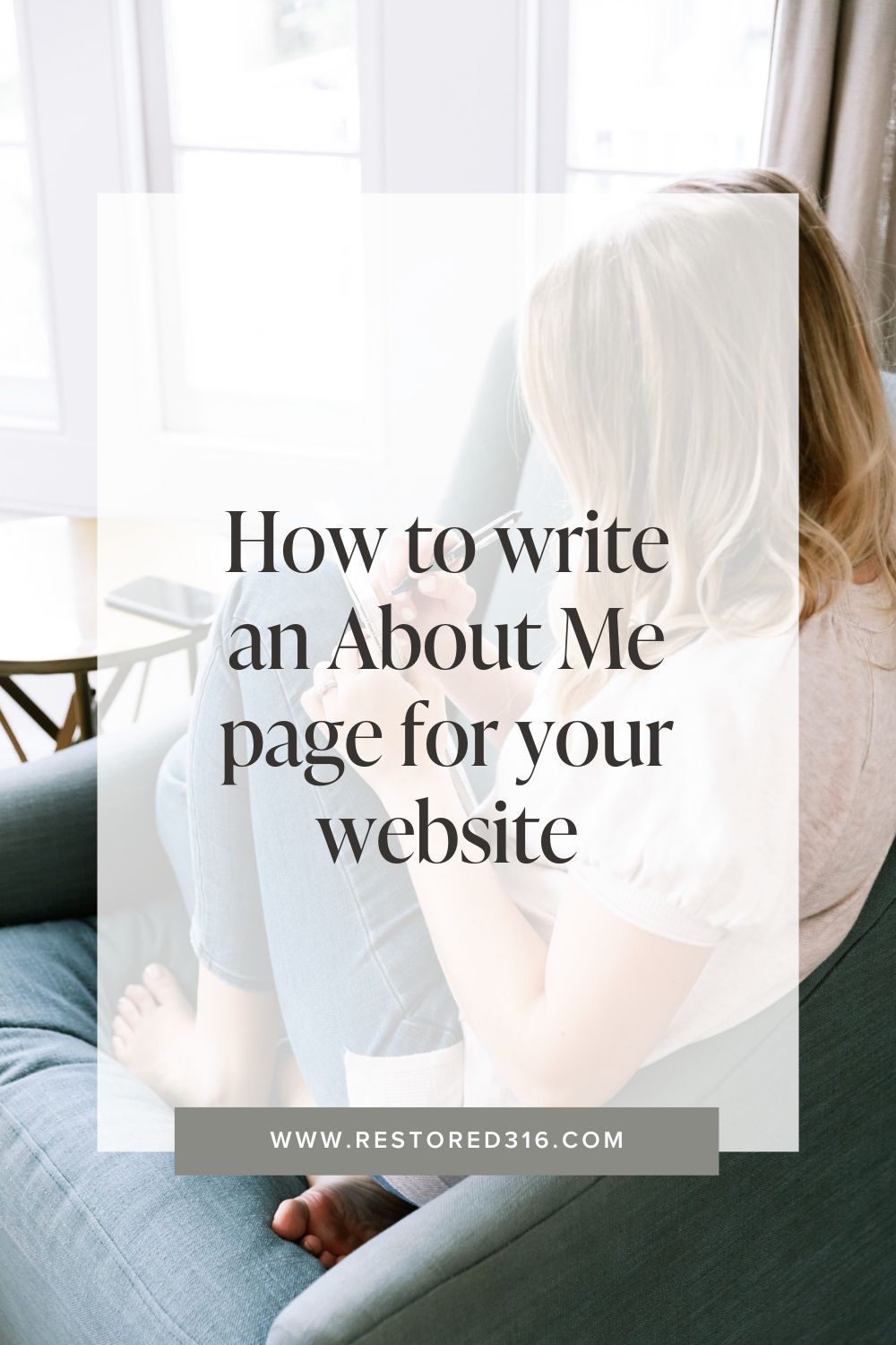 How to write an About Me page for your website